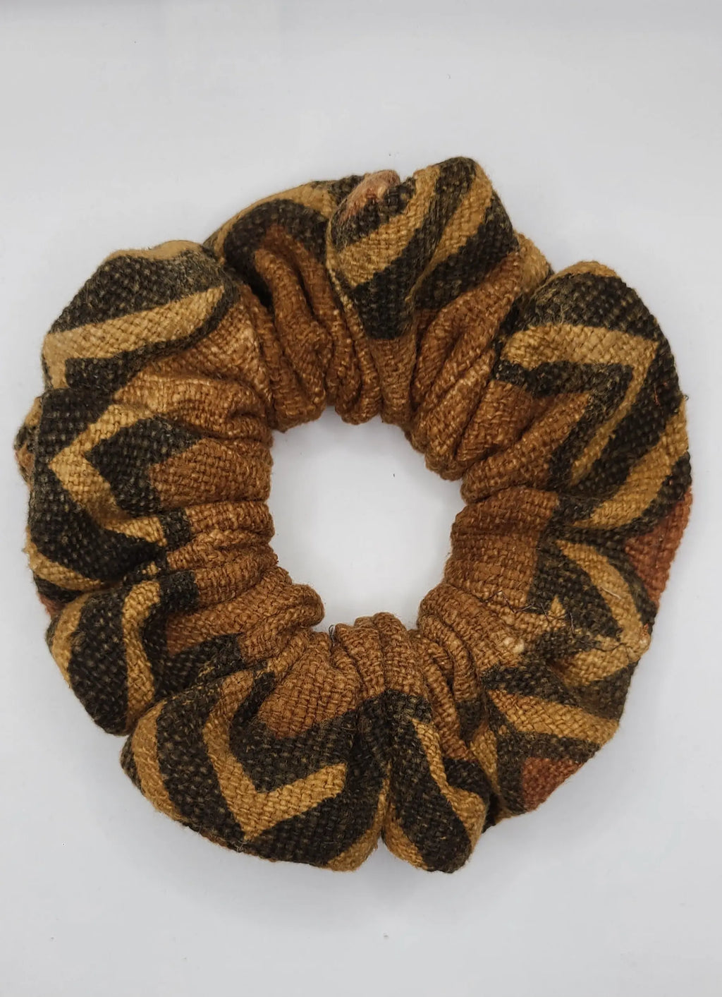 Chevron Mudcloth scrunchie WRAPPURE