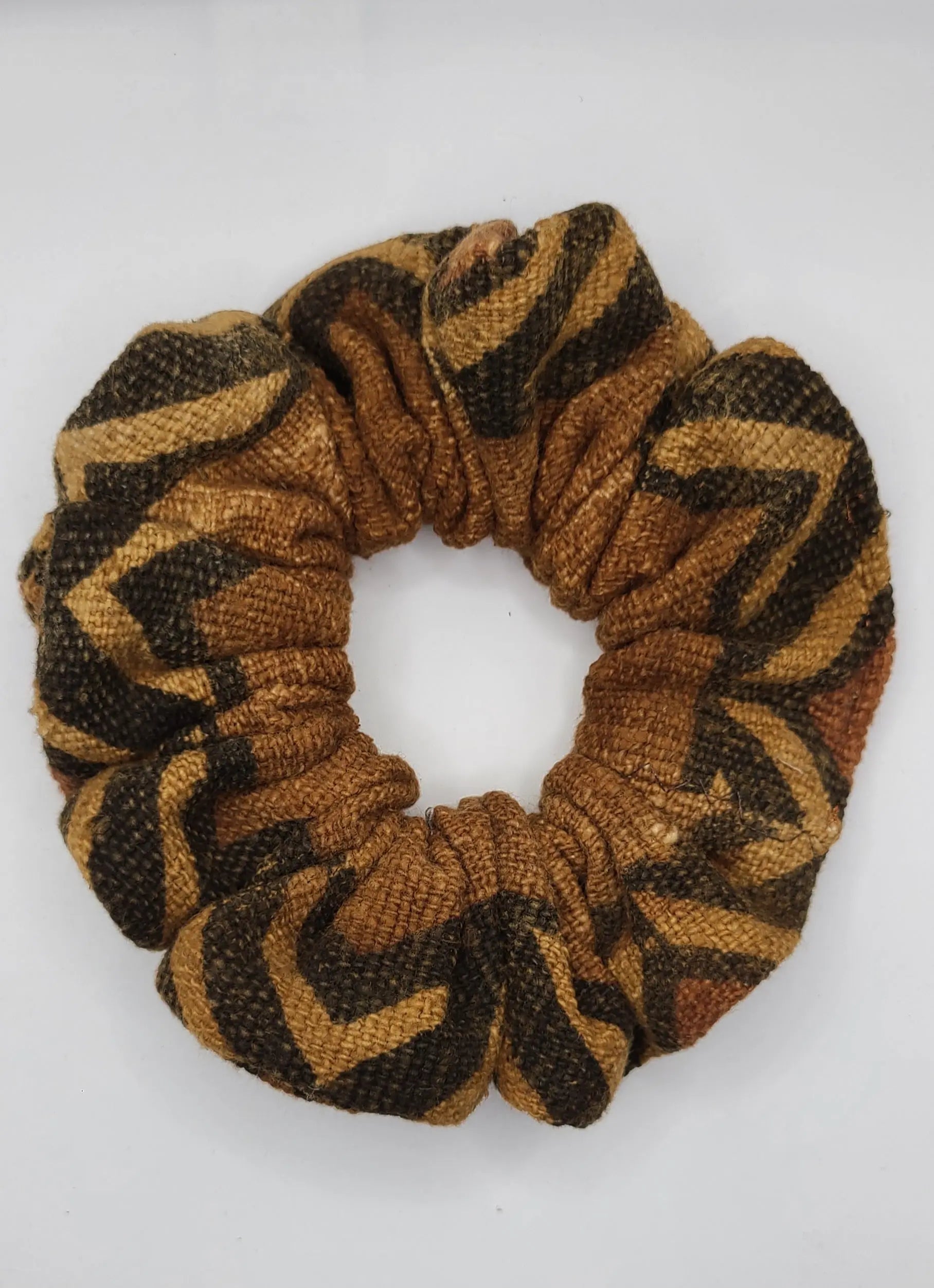 Chevron Mudcloth scrunchie WRAPPURE