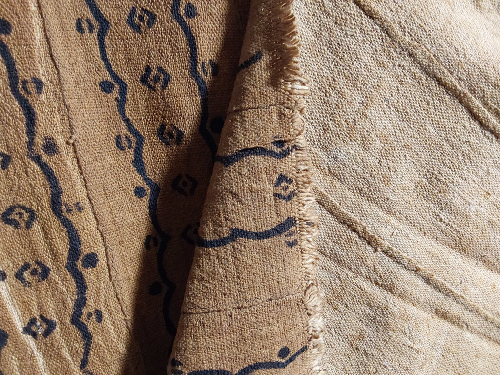 Close-up of textured fabric with intricate patterns