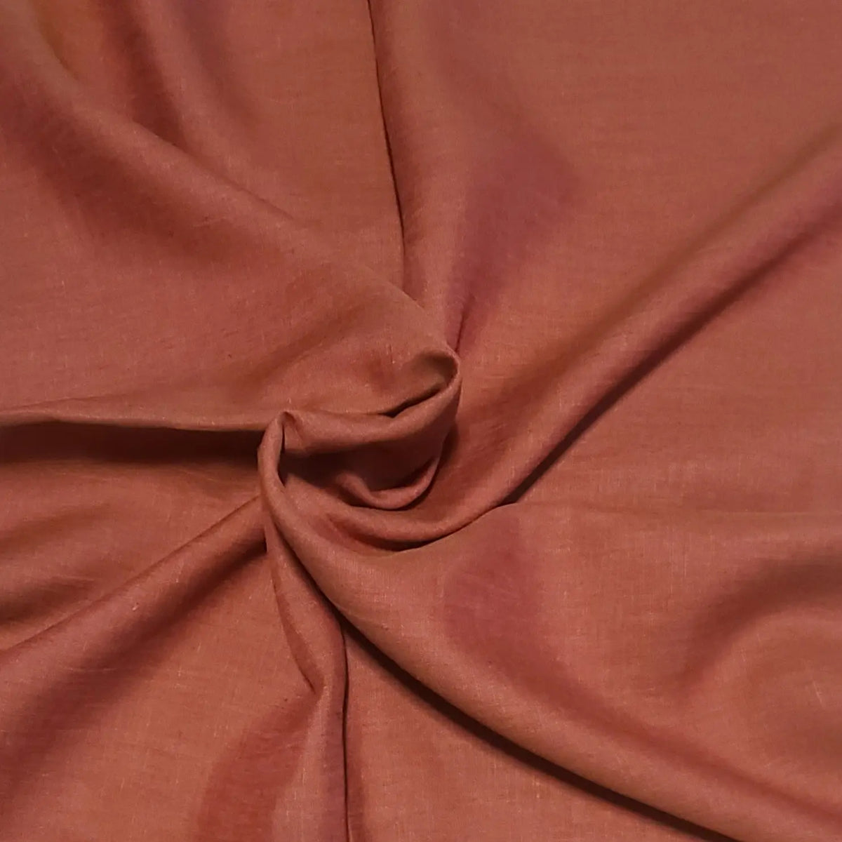 Burnt Sienna Linen Chambray fabric