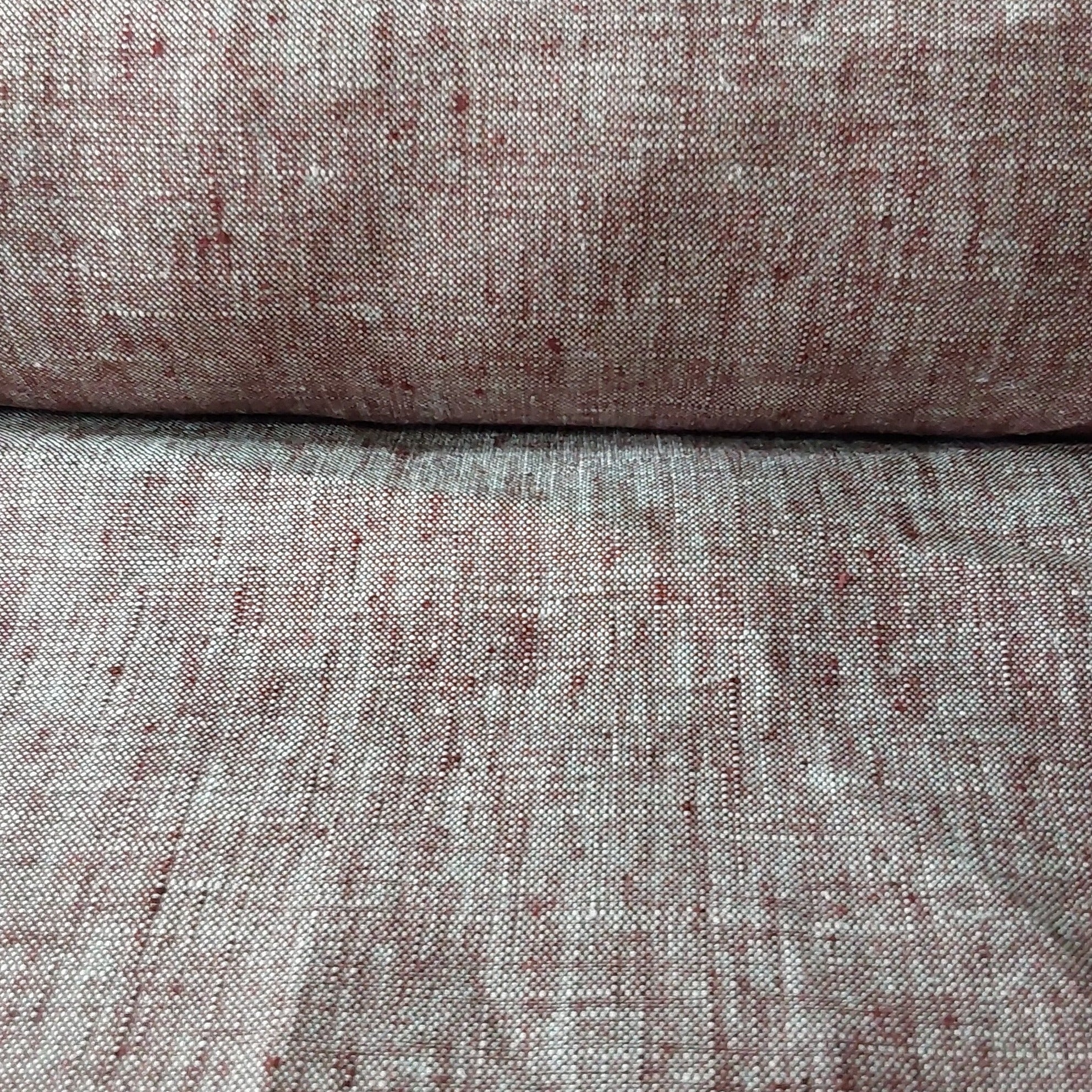 Rust Linen Chambray fabric WRAPPURE
