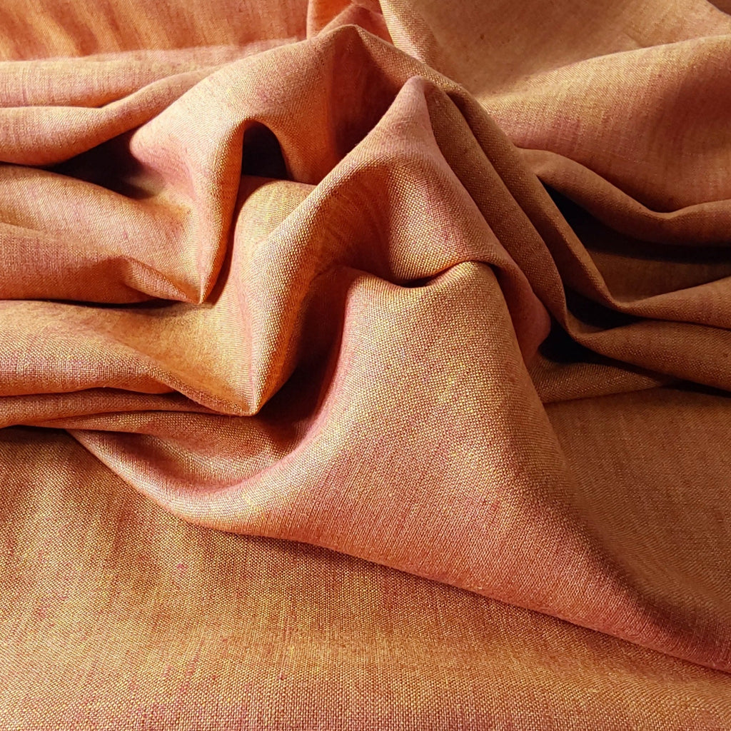 Flame Linen Chambray fabric WRAPPURE