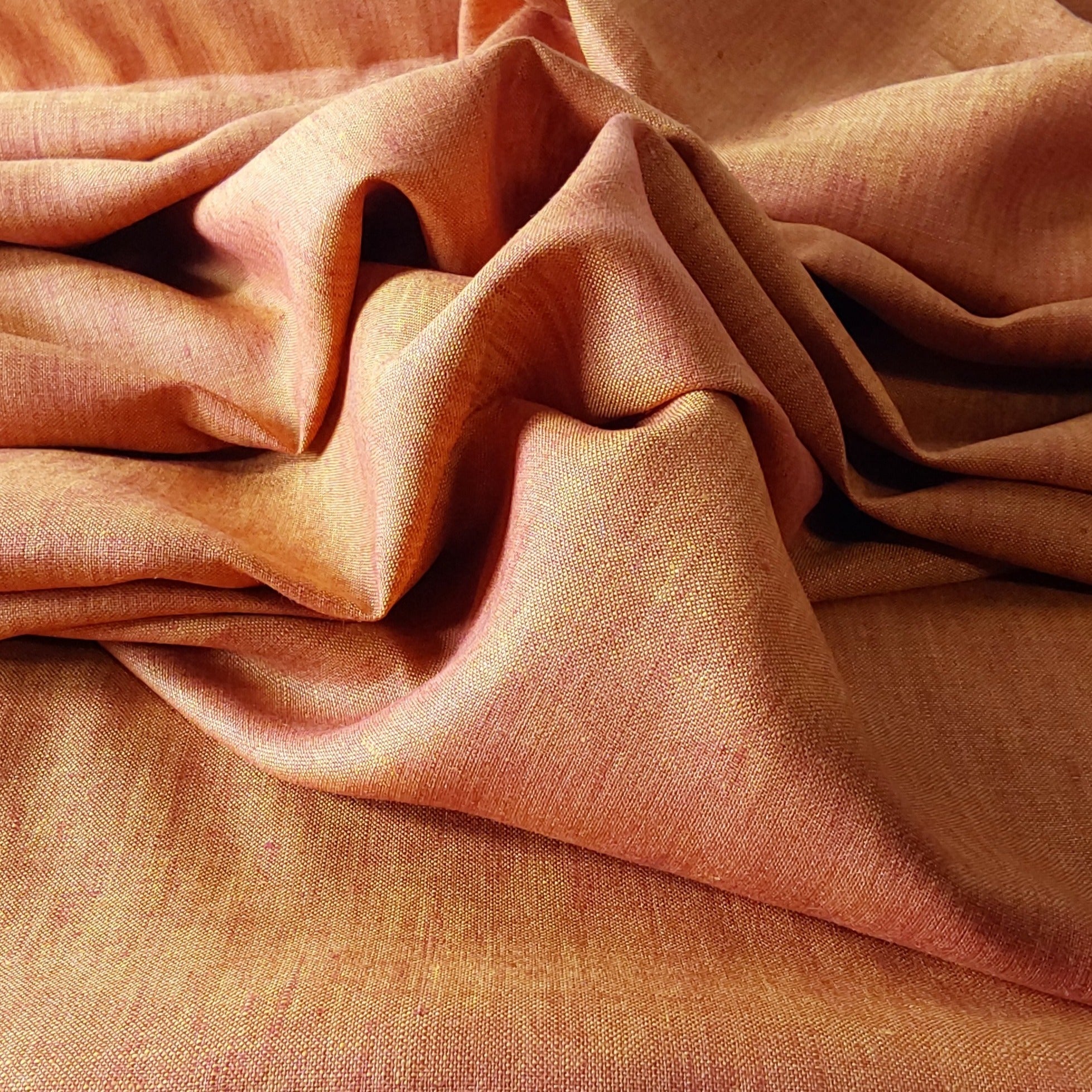 Flame Linen Chambray fabric WRAPPURE