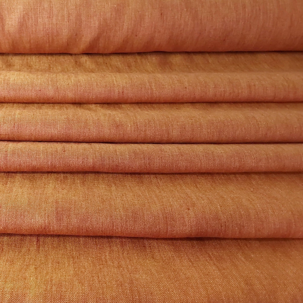 Flame Linen Chambray fabric WRAPPURE