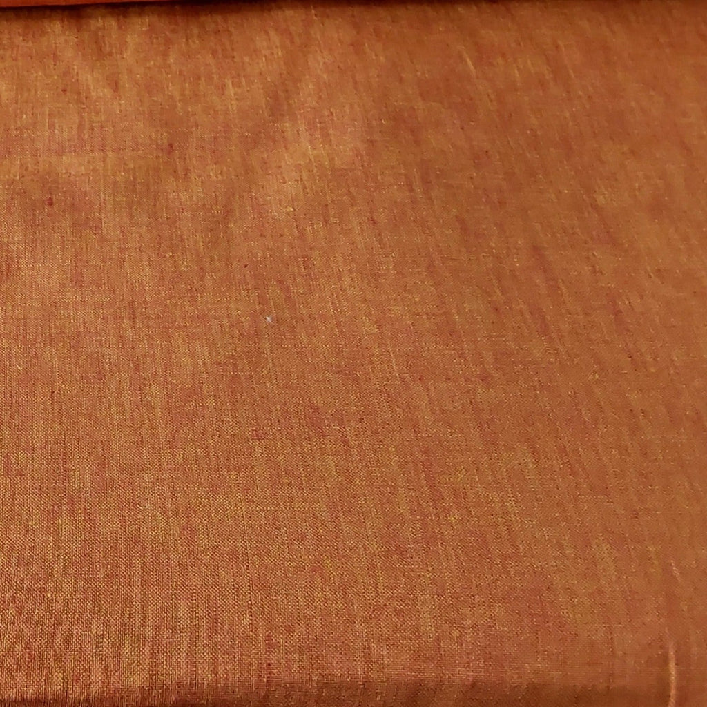 Bronze Linen Chambray fabric WRAPPURE